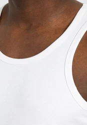Smilodox Tanktop Kai Weiß/Schwarz/Creme