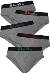 United Colors of Benetton Slip Grau/Dunkelgrau/Hellgrau/Beige