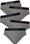 United Colors of Benetton Slip Grau/Dunkelgrau/Hellgrau/Beige