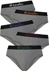 United Colors of Benetton Slip Grau/Dunkelgrau/Hellgrau/Beige