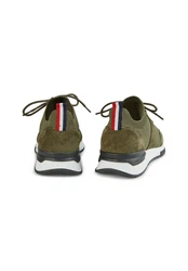 HECHTER PARIS Sneaker (2-tlg) im unifarbenen Design Dunkelgrün/Grün/Khaki