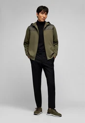 HECHTER PARIS Sneaker (2-tlg) im unifarbenen Design Dunkelgrün/Grün/Khaki