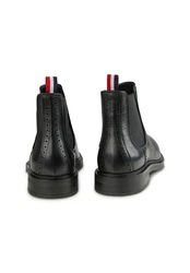 HECHTER PARIS Chelsea Boots Chelseaboots Schwarz/Bordeaux