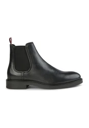 HECHTER PARIS Chelsea Boots Chelseaboots Schwarz/Bordeaux