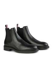 HECHTER PARIS Chelsea Boots Chelseaboots Schwarz/Bordeaux