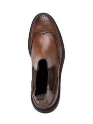 BOSS Chelsea Boots 'Calev' Braun/Rot