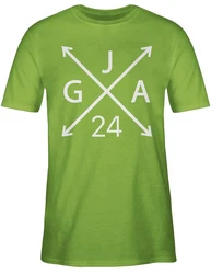 Shirtracer T-Shirt JGA 2024 JGA Herren Neonfarben/Dunkelgrün/Grün