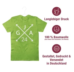 Shirtracer T-Shirt JGA 2024 JGA Herren Neonfarben/Dunkelgrün/Grün