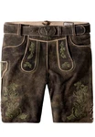 Stockerpoint Trachtenlederhose Edgar Khaki/Dunkelgrün/Braun/Grün