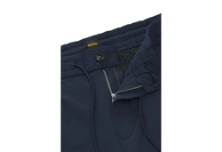 BOSS ORANGE Stoffhose Funktionsgewebe Dunkelblau/Blau