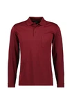 RAGMAN Poloshirt Langarmshirts Dunkelrot/Bordeaux/Rot RAGMAN Poloshirt Langarmshirts Dunkelrot/Bordeaux/Rot