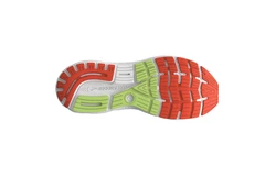 Brooks Ghost Laufschuh (16) SCHWARZ/MANDARINROT/GRÜN/SCHWARZ/EBONY/YUCCA/MARINE
