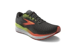 Brooks Ghost Laufschuh (16) SCHWARZ/MANDARINROT/GRÜN/SCHWARZ/EBONY/YUCCA/MARINE