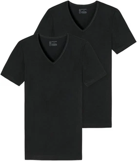 Schiesser V-Shirt tiefem V-Ausschnitt Schiesser V-Shirt tiefem V-Ausschnitt