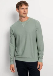 OLYMP Rundhalspullover Strick Casual 