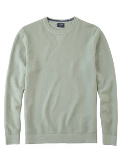 OLYMP Rundhalspullover Strick Casual
