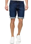 Indicode Herren Sommer Jeans Shorts B556a Dunkelblau/Hellblau/Blau