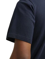 Jack & Jones T-Shirt JCOOUTDOOR LOGO navy/rauchblau/wei