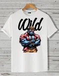 RMK T-Shirt Gorilla Gym Fitness Herren Weiß/Creme