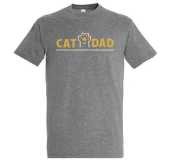 Youth Designz Print-Shirt Cat Dad Herren T-Shirt 