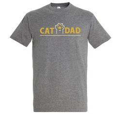 Youth Designz Print-Shirt Cat Dad Herren T-Shirt 