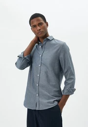 Langarmshirt Langrmelig Slim Shirt