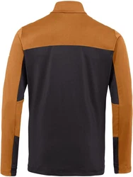 VAUDE Rollkragenshirt Me Livigno Halfzip II SCHWARZ/SILT BRAUN