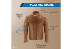 German Wear Lederjacke 502J Trend 