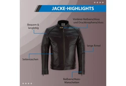 German Wear Lederjacke 502J Trend 