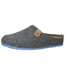 Rohde Hausschuh NAPOLI-H 6900-72 Grau/Dunkelblau/Hellblau/Hellgrau