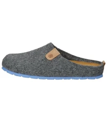 Rohde Hausschuh NAPOLI-H 6900-72 Grau/Dunkelblau/Hellblau/Hellgrau