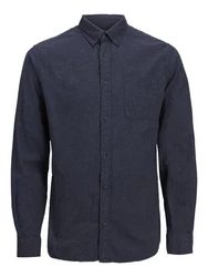 JACK & JONES Hemd 'JJEClassic' Dunkelblau