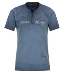 CASAMODA Shirt Grau/Blau/Dunkelblau