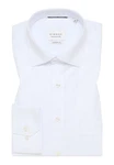 Eterna Businesshemd Cover Shirt Kentkragen Weiß/Dunkelrot/Hellblau