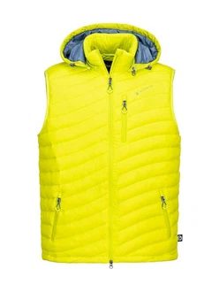 Schietwetter Steppweste Herren Grün/Gelb/Neonfarben