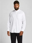 Jack & Jones Plus Hemd 'Oxford' weiß