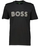 BOSS T-Shirt Regular Fit Schwarz/Braun/Gold/Rosa