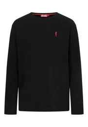 Langarmshirt Basic Kippes Herren Longsleeve (1-tlg)