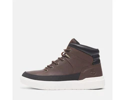 Timberland Seneca Bay Mid Lace Up Sneaker Dunkelbraun/Braun/Grau/Dunkelgrün/Rot