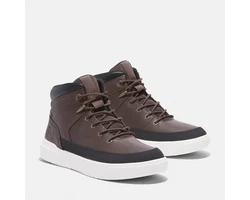 Timberland Seneca Bay Mid Lace Up Sneaker Dunkelbraun/Braun/Grau/Dunkelgrün/Rot