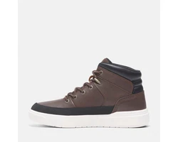 Timberland Seneca Bay Mid Lace Up Sneaker Dunkelbraun/Braun/Grau/Dunkelgrün/Rot