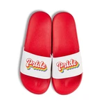 Youth Designz Pride Unisex Badelatschen Flip Flops Badeschuh Rot/Weiß/Creme/Rosa