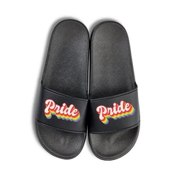 Youth Designz Pride Unisex Badelatschen Flip Flops Badeschuh Braun/Rosa/Rot
