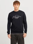 Jack & Jones Sweatshirt JJFERRIS SWEAT CREW NECK Dunkelblau/Blau/Schwarz