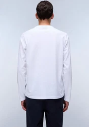 Napapijri Langarmshirt Salis Weiß/Lila/Rosa/Hellblau