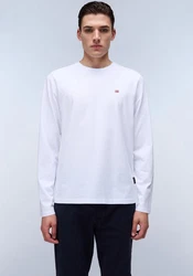 Napapijri Langarmshirt Salis Weiß/Lila/Rosa/Hellblau