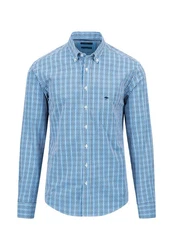 FYNCH-HATTON Hemdjacke Dunkelblau/Hellblau/Blau