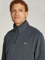 Tommy Jeans Fleecepullover TJM REG S FLAG POLAR 1/4 ZIP 