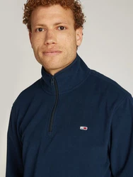 Tommy Jeans Fleecepullover TJM REG S FLAG POLAR 1/4 ZIP 