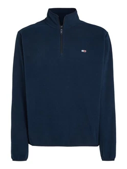 Tommy Jeans Fleecepullover TJM REG S FLAG POLAR 1/4 ZIP